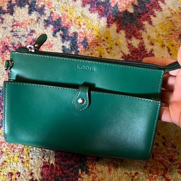 Lodis crossbody green purse - Picture 2 of 7